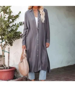 Wholesale Casual Loose Button Midi Shirt Dress SD200042 -Dress Sales Store 07cb9537 ae53 4ff3 a662 63172fbfbb63 560E74D7AE5804317AA6CA4ED3F67202