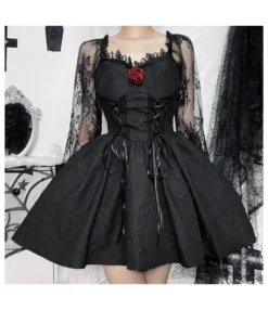 Dark Three-Dimensional Floral Lace Long-Sleeved A-Swing Princess Dress Wholesale Dresses SDV464254 -Dress Sales Store 09a16c59 bd0c 43c9 8644 d3944ad0b263 94e2f2621213c52f9f2bfeddc9a2abb9