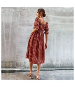 Women Fashion Polka Dot Print Ruffle Short Sleeve Wholesale Swing Dresses SD203689 -Dress Sales Store 0b00800e 463e 40c4 874f c8a7b57893c3 FBB1140AF009063FEFC817407C068A42