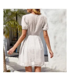 Women Jacquard Swiss Dot Puff Sleeve V Neck Wholesale Swing Dresses SDN580769 -Dress Sales Store 0ce4d7db ba57 474d a9c1 07d6190081d3 88d7672f733d34d584916365068f7906