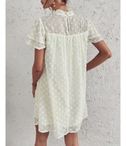 Jacquard Casual Flocking Agaric Laces Wholesale Dresses Chic Petal Sleeve Sunday Dresses SD202896 -Dress Sales Store 125ec58d 3e38 4f39 8f9c 0a39ed14583b CA99E147B0E22E7B60377DA2C7031AB3