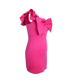 Sexy Single Shoulder Bow Backless Slim Package Hip Dress Wholesale Dresses V5923050600017 -Dress Sales Store 17602070364 433451549