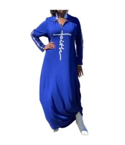 Faith Letter Print Long Skirt V-Neck Loose Casual Dress Wholesale Maxi Dresses In Bulk SD210264 -Dress Sales Store 1bd1797d a941 4fa1 a32e 088910ed8989 0E40166BE4A8CF928C30AD22F8F9015D