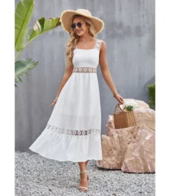 Solid Color Hollow Lace Stitching Vacation Square Neck Sleeveless Dress Wholesale Dresses SDN539940 -Dress Sales Store 1fcbb7eb 4a9d 4dfc b7a8 c084abe68414 9fceaee69b243e31cfdeb729a981c263