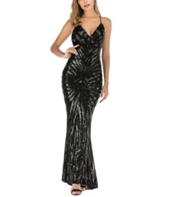 Back Crisscross Sexy Stripe Bodycon Dress -Dress Sales Store 200522790 7