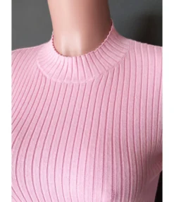 Solid Color Fringe Trim Textured Pleated Dress -Dress Sales Store 200902521 4