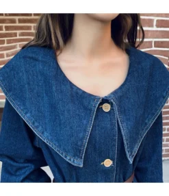 Wholesale Navy Collar Denim Dress With Belt SD181156 -Dress Sales Store 20a13ead 6733 4372 9290 eb16de81c037 699E328E4DD37F787F000B9F0E7C610C