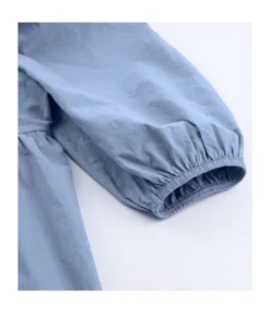 Puff Sleeve V-neck Flare Dress -Dress Sales Store 210312740 4