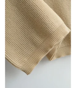 Lapel Button Knit Short Sleeve Plain Bodycon Dress 210601763 -Dress Sales Store 210601763 8