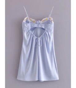 Sexy Spaghetti Strap Sleeveless Ruffled Dress Wholesale Clothing 210821622 -Dress Sales Store 210821622 2