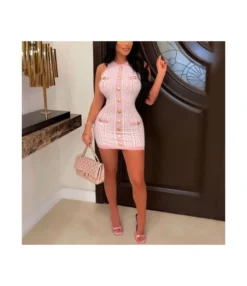 Geometric Print Knit Button Design Close Fitting Wholesale Dresses Bodycon Style Sleeveless SD203920 9 Geometric Print Knit Button Design Close Fitting Wholesale Dresses Bodycon Style Sleeveless SD203920 -Dress Sales Store 22612329 d817 4db7 b51d 4d95b9e84310 1daeb27ea8253f219cd52c51171c569e