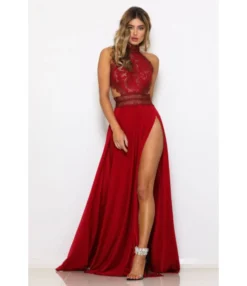 Sexy Sleeveless Nude Back High Slit Sheer Lace Dress Wholesale Maxi Dresses SDN535413 -Dress Sales Store 23e1563b 8815 4d1e 8b97 d873c3e6ba12 6b67d5962924cbfe1917cc0207802e81