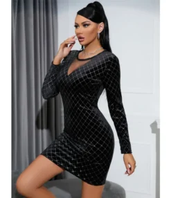 Women Mesh Sheer Long Sleeve Velvet Wholesale Bodycon Dresses SD580279 -Dress Sales Store 252b2668 26e2 4e78 b027 14060dccb457 E8D12A3B49B53AAD533441CE45DD4192