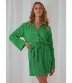 Fashion Long Sleeve Tie-Up Waist Pleated Shirtdress Wholesale Shirt Dresses SDN538370 -Dress Sales Store 263e1e82 1774 45d7 97a2 d402147f852c a0798774183d667c8ab45c08565f7609