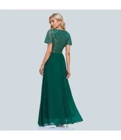 Short Sleeve Sequin Chiffon Swing Party Prom Evening Dress Wholesale Maxi Dresses SDN535279 -Dress Sales Store 27f901dd 64df 4938 9145 5faab9830da5 5577fdb65b23a0c58b2a62622c7e0074