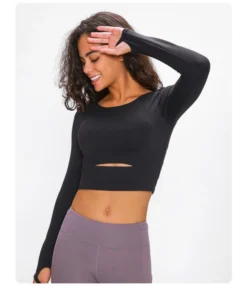 Long-Sleeve Yoga O Neck Tight Fitness Chest Pad Sports Shirt Wholesale Activewear Tops STN536909 -Dress Sales Store 289859b8 c143 480d 8dca a3053bcf99a2 187f2eed2d293fe3e742c0682591ea0a