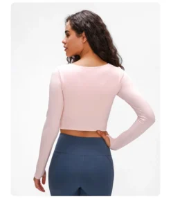 Long-Sleeve Yoga O Neck Tight Fitness Chest Pad Sports Shirt Wholesale Activewear Tops STN536909 -Dress Sales Store 2b2fa33a 905f 4714 813d 6a89a0b530bd df33e963129c4e9a9f2d45b81e51179c