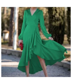 Irregular Ruffled Fashionable Long-Sleeved V-Neck Maxi Dress Wholesale Dresses SDV464122 -Dress Sales Store 2faa3b12 3515 4197 b13c 9e6f15168404 338f7717c95238251bdfa59983d9522f