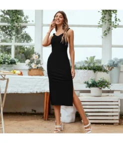 Women Plain Color Spaghetti Strap Sleeveless Side Slit Wholesale Bodycon Dresses SDN580796 11 Women Plain Color Spaghetti Strap Sleeveless Side Slit Wholesale Bodycon Dresses SDN580796 -Dress Sales Store 3075eec9 3008 4544 8399 fe3f56ea9eb0 055fb02f73c4da434403959ca195ec03
