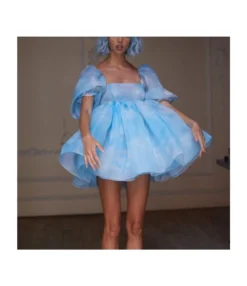 Tie Dye Print Square Neck Puffy Skirt Princess Dress Vintage White Wedding Puff Sleeve Wholesale Dresses SD204356 -Dress Sales Store 31c3d989 81ff 4c3e 94f4 3541e7a61214 8581bd6bbe980b65f81b38aa54700ce7