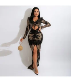 Hollow Design Sequin Wholesale Maxi Dresses Fashion Valentine'S Day Dress SD202191 -Dress Sales Store 325b2246 9e07 4de7 8c0b b22bd0c7cdab EE6DFB3B502B148968D4F244C1B079C5