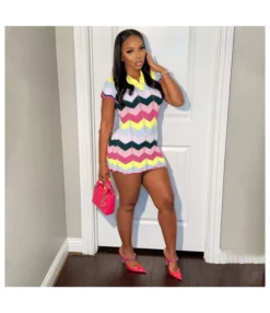 Wave Stripe Colorblock POLO Short-Sleeve Tight-Fitting Sexy Knit Dress Wholesale Dresses SDN538488 -Dress Sales Store 34f9df68 b13d 4fe7 94e2 e16b6cba33e6 ef052d2fca5cc2ee18a9d3c3ead1de93