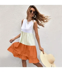 Wholesale Dresses Loose Casual Colorblock Ruffled Sleeveless SD201486 -Dress Sales Store 39cb90fa 6208 4e93 98c0 de491985397d 83BDEB6ECE3C1CFAA96EB284ABCED726