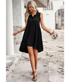 Sleeveless Solid Color Lapel Irregular Hem Tank Dress Wholesale Dresses SDN539519 -Dress Sales Store 3c7e42d2 324c 472a af9c cdd77855cdaa 5856097fc0ff0e38746422ffde23f94a