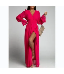 Nipped Waist Long Sleeve Slit Chiffon Dress Wholesale Maxi Dresses SDN535518 -Dress Sales Store 3d82a6ce 00c1 4af6 9f94 1aceeaace63c 1c2422762a060f63b66ace0b6206b3e5