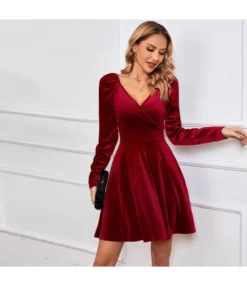 V-Neck Waist A-Line Sexy Velvet Banquet Dress Wholesale Dresses SDN539573 -Dress Sales Store 3f7ea536 e1be 401c a9c4 3109d5ed4206 f5140c7e8ae8ef1193d4bca28a0c76eb