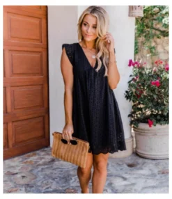 Solid Color Lace Hollow V Neck Frill Sleeve Loose Tank Dress With Pocket Casual Wholesale Dresses SDN532972 21 Solid Color Lace Hollow V Neck Frill Sleeve Loose Tank Dress With Pocket Casual Wholesale Dresses SDN532972 -Dress Sales Store 4c45a8d5 3154 4972 965a e24e8a9f8cc4 2596bb71691fdb57fe70e8de74292d78