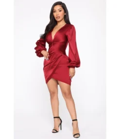 Satin Sexy Deep V Asymmetric Mini Dress Long Sleeve Solid Color Bodycon Wholesale Dresses SDN562361 -Dress Sales Store 4d39680b b434 4a94 8336 d1b08d6c8b66 e05c6f5ae15049cdba52e14f2c7dcc03