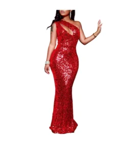 Cutout Sequin Sexy Wholesale Designer Dresses SD191392