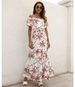 Leopard & Floral Printed Off Shoulder Ruffled Wide Lapel Resort Dress Wholesale Maxi Dresses SDN533198 -Dress Sales Store 5610feb5 15cd 4e55 a4ce 15defd0bb1ec b624aa3be1eb2553a393e3081f69c74d