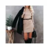 Fashion Solid Color Long Sleeve Round Neck Knitted Dress Wholesale Dresses V5923053100006