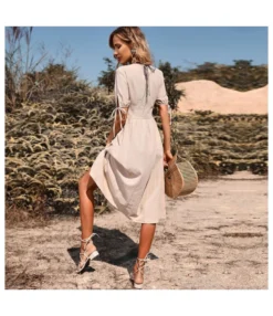 Women Plain Color Short Sleeve V Neck Button Wholesale Midi Dresses SD168424 9 Women Plain Color Short Sleeve V Neck Button Wholesale Midi Dresses SD168424 -Dress Sales Store 5b12550a 1327 4a70 b3bd d1bf6370e688 b0f3f3fefd0a649b5a438bd9972dfd52