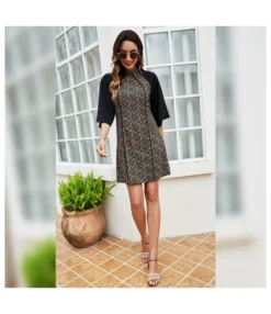 Floral Print Half Sleeve High Neck Elegant Wholesale A-line Dresses SD167372 10 Floral Print Half Sleeve High Neck Elegant Wholesale A-line Dresses SD167372 -Dress Sales Store 65d7f05b 0982 499b 9620 44a0d4bde4cb 7087039e34383b7700f8c9867e43d000