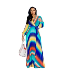 Floral Printed V Neck Chiffon Lantern Sleeve Lace-Up Swing Dress Vacation Casual Wholesale Maxi Dresses SD55498 -Dress Sales Store 66e75ac9 1b83 4602 b917 9690aaa5d74e f859bb372b857cfbb227b473ccd03765