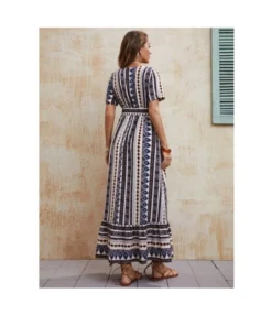 Fashion Printed Short Sleeve V-Neck Vacation Maxi Dresses Wholesale Bohemian Dress For Women SD531450 -Dress Sales Store 69ce249d 8bbc 4a31 a363 e6e038a29193 878adf115a49335cffc674a6ab216767