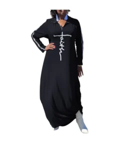 Faith Letter Print Long Skirt V-Neck Loose Casual Dress Wholesale Maxi Dresses In Bulk SD210264 -Dress Sales Store 6c34d675 b704 4bc4 877a 59173b1f18d3 7CFE2E8DC8A5C1AEC0F312CCA270A0A5