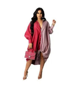 Colorblock Loose Iong Sleeve Rregular Denim Shirtdress Wholesale Shirt Dresses SDN535416 -Dress Sales Store 6d289900 9a42 4dfe be9b 9335878278f5 2964efce1a6b5208d19a55cc7b20301a
