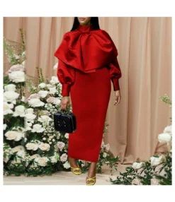 Wholesale Xmas Bow-Knot Bodycon Dress SD161584