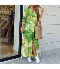 Fashion Printed Long Sleeve Shirtdress Slit T Shirt Maxi Dress Wholesale Casual Dresses SD531903 -Dress Sales Store 79221340 cd9f 43b7 99f8 cbddfc93b4ad 9ca63b7fa8a86227c021aff5fbffa9e9