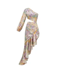 Fashion Unique Design Slanted Shoulder Floral Print Hollow Lotus Leaf Irregular Maxi Dresses Wholesale SDN533157 -Dress Sales Store 84a336b4 5f64 474f 8be4 58c56c981512 b324128afcc8f5cbc7e5c7995a9ba086