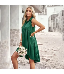 Sleeveless Solid Color Lapel Irregular Hem Tank Dress Wholesale Dresses SDN539519 -Dress Sales Store 874e0513 81c2 408f beaf eac19680ad53 6eebc237490445c537a74092d163893c