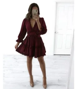 Floral Print Long Sleeve Vacation Dress Wholesale Dresses Backless Puff Sleeves SD203967 -Dress Sales Store 8dd58a1b f194 4fb7 af07 3e3b12cfb80c E96BEA5A6F65D05158659B6C53101009