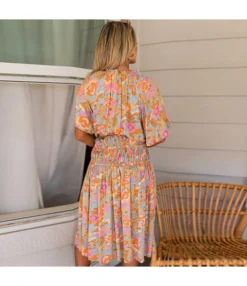 Casual Print V-Neck Dress Short Sleeve High Waist Swing Wholesale Dresses SDN561302 -Dress Sales Store 95089340 ab15 4ee2 b7f9 092845245b95 O1CN01nMHB5y1OfIkfgDktE 2223191732 0 cib