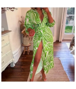 Layered Collar Tie Abstract Print Long-Sleeved Dress Wholesale Dresses SDV464551 -Dress Sales Store 9c898d5c db05 4e59 a39b 8414d9dc78ad cd184cc534806df116c86450c5f470a0