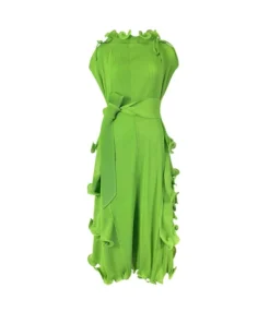 Design Sense Short Sleeve Ruffle Neck Pleated Hem Dress Wholesale Dresses N5923082300001 -Dress Sales Store O1CN012weXbn2AYWKKGEk82 2201313838215 0 cib 1