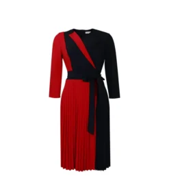 Fashion Suit Collar Colorblocked Tie Pressed Pleat Dress Wholesale Dresses N5923080800085 -Dress Sales Store O1CN01AYMBRa26UchlXplM9 4225457665 0 cib 6